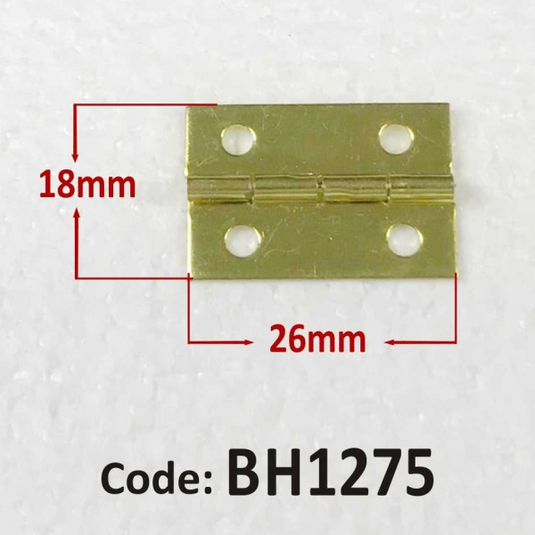 Brass Hinge 18 x 26mm