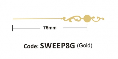 Sweep 75mm Gold