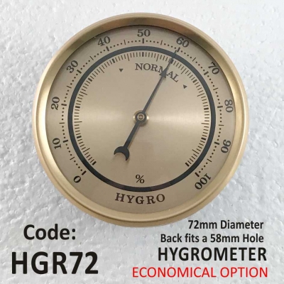 Hygrometer 72mm (Economy)