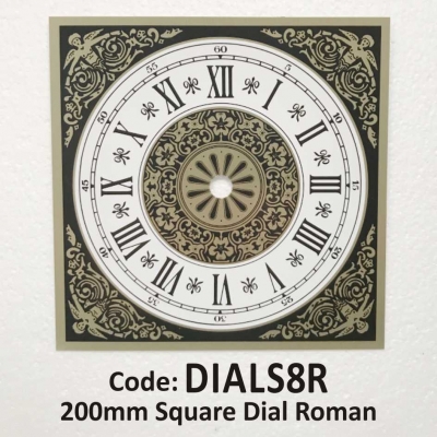 Dial Square Roman 200mm