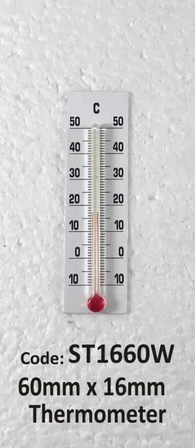 Thermometer 60mm White