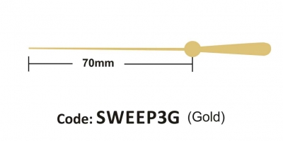 Sweep 70mm Gold
